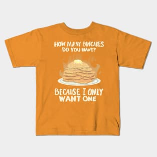 Pancake Question Kids T-Shirt